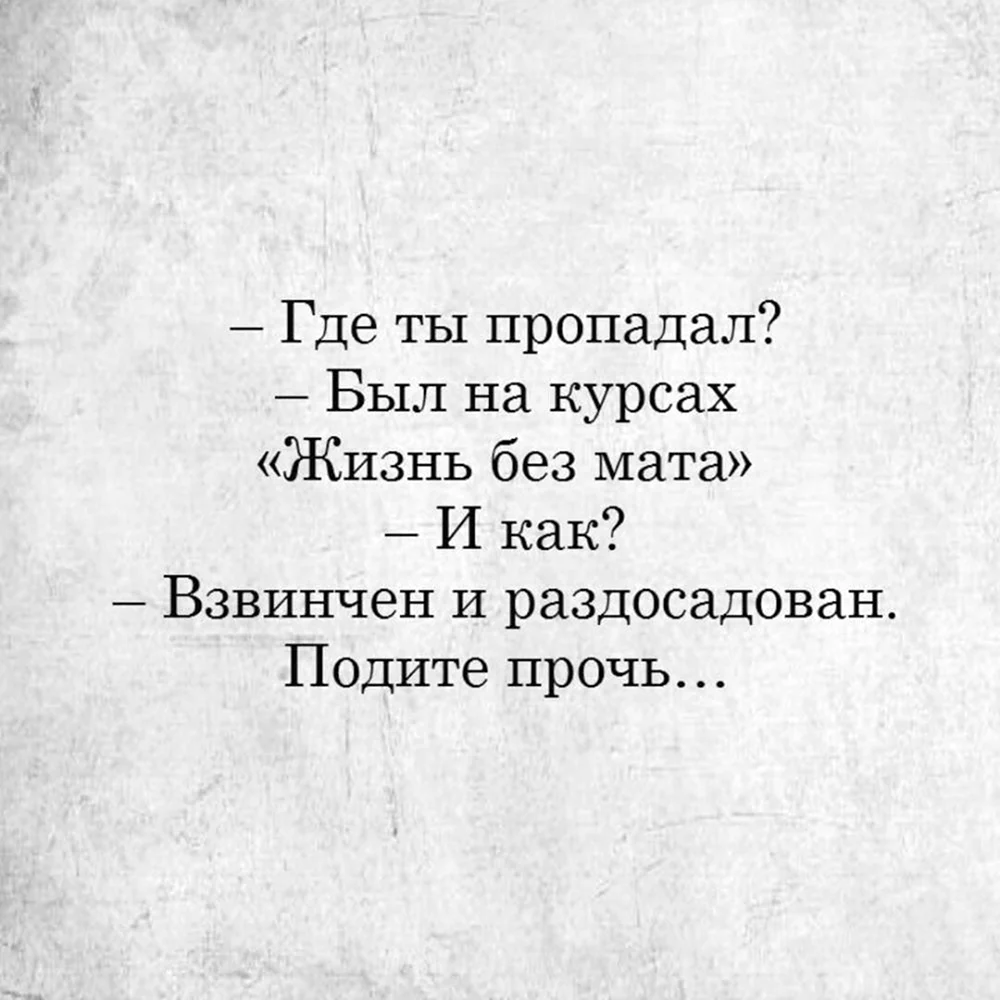 Где пропадал был на курсах жизнь без мата. Жизнь без мата. Анекдот про курсы без мата. Ходила на курсы без мата.