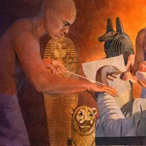 Бальзамирование в древнем Египте мумией