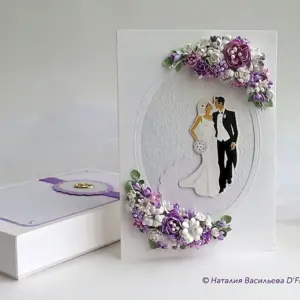 Мини открытки на свадьбу